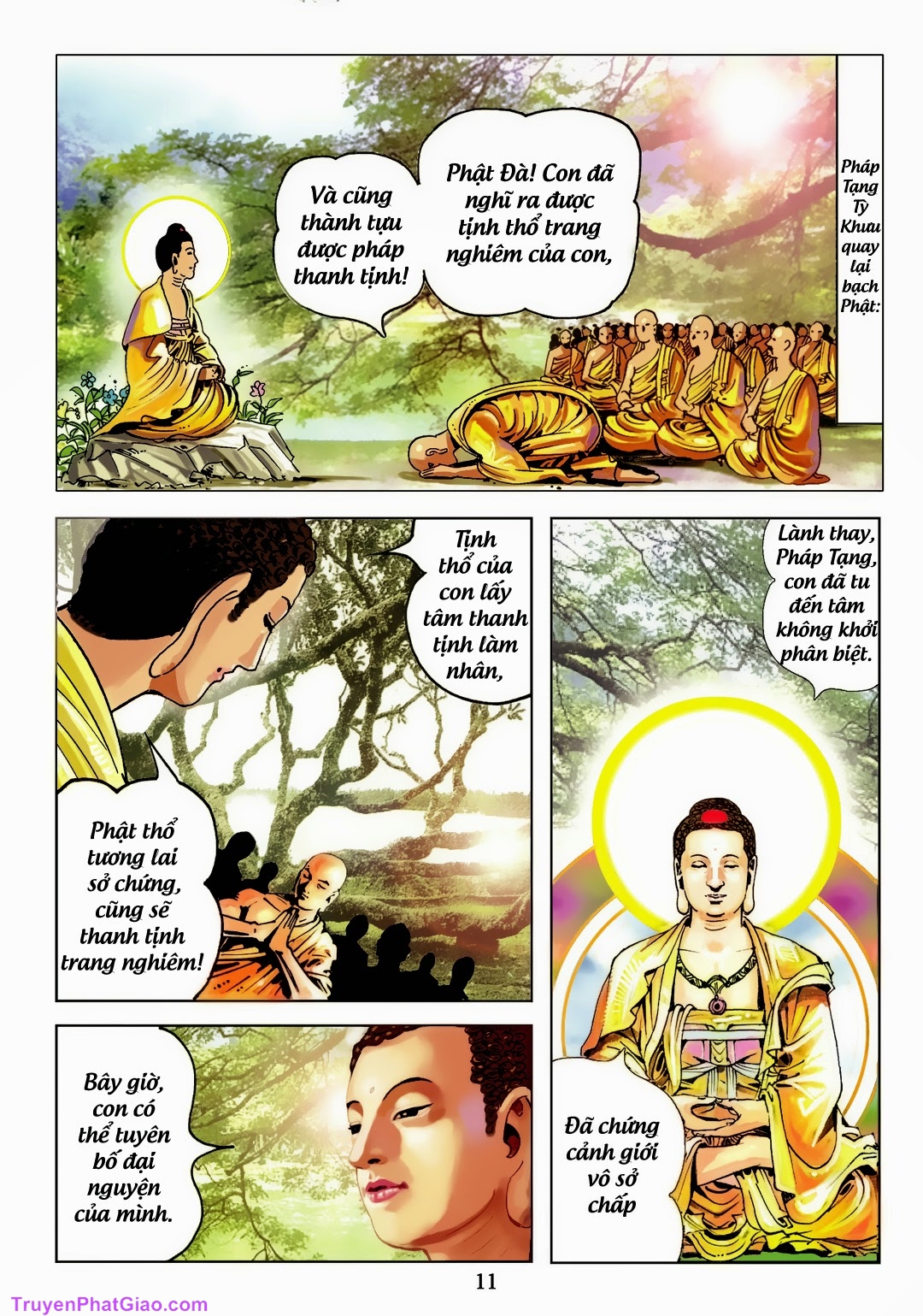 Truyện Tranh Phật Giáo - A Di Đà Phật Truyện page 12