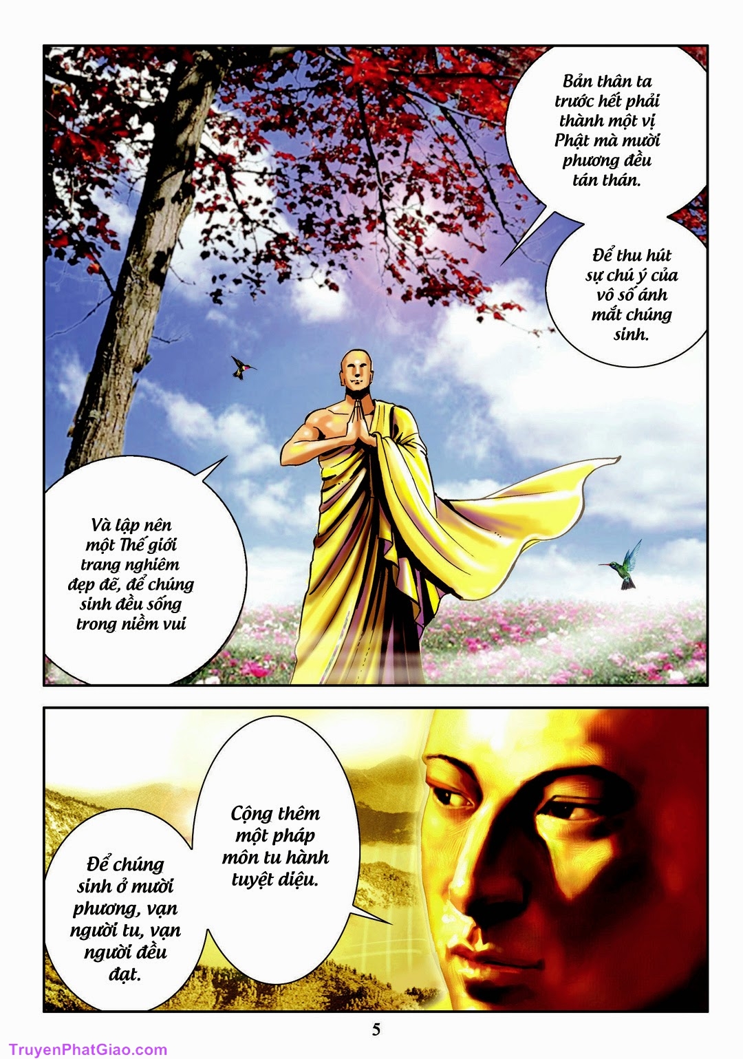 Truyện Tranh Phật Giáo - A Di Đà Phật Truyện page 6