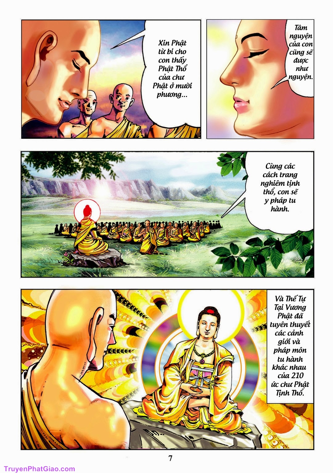Truyện Tranh Phật Giáo - A Di Đà Phật Truyện page 8